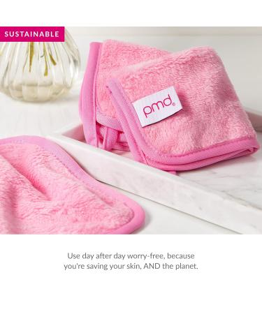 PMD Beauty SilverPure Makeup Removing Cloth 1 ct - Pink | Eco-Friendly Cleansing Solution - Shop Now - Buy Online on SooperMarket.com