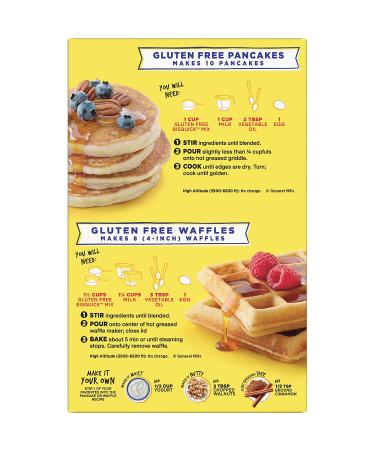 Betty Crocker Bisquick Gluten Free Pancake & Waffle Mix - 16 oz Box, 1 Pound - Buy Online on SooperMarket.com