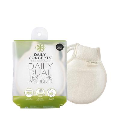 Daily Concepts Dual Texture Scrubber - Exfoliate & Cleanse Gently - Buy Online on SooperMarket.com