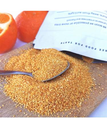 Pure Dried Orange Peel Powder - Coarse Fruit Zest for Cooking & Baking | Perfect for Turkish Tea, Cheesecakes & Smoothies - Buy Online on SooperMarket.com
