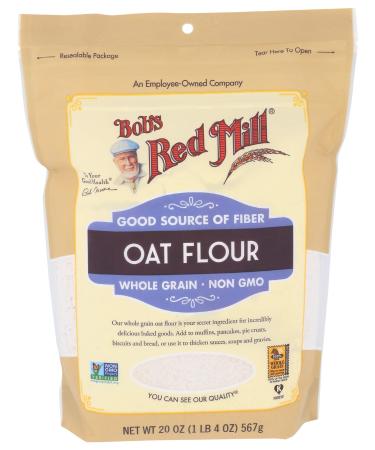 Bob's Red Mill Whole Grain Oat Flour, 1.25 Pound, 20 Ounce (Pack of 1) 1.25 Pound (Pack of 1)