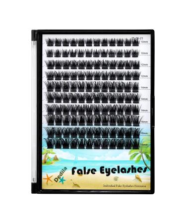 Shop Mixed Cluster Eyelashes - DIY D Curl Individual Lashes 10-12-14-16mm | 0.07mm Thickness | International Shipping - Buy Online on SooperMarket.com