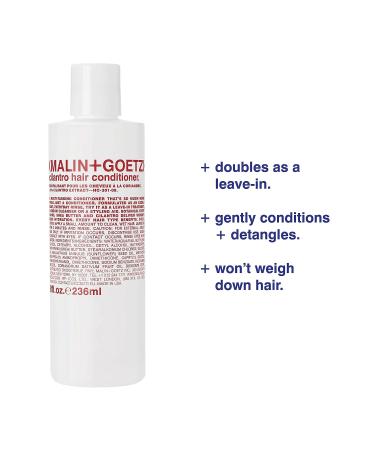 Malin + Goetz Cilantro Conditioner - Lightweight Scalp Treatment | Residue-Free, Hydrating, and pH-Balancing | Vegan and Cruelty-Free | 8 Fl Oz - Buy Online on SooperMarket.com
