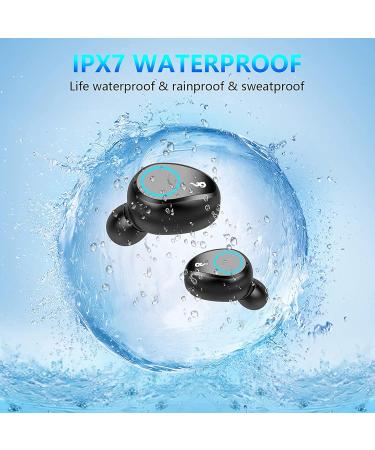 VOLT PLUS TECH Wireless Bluetooth Earbuds for Samsung Galaxy - Black F9 TWS, IPX7 Waterproof, 2000mAh Case - Buy Online on SooperMarket.com