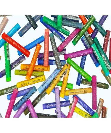 Mungyo Gallery Artists' Soft Oil Pastels Set - 72 Assorted Colors with Blending Tools & Paper Case - Buy Online on SooperMarket.com
