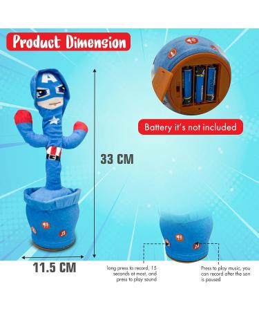 Ava's Toys Dancing Cactus - Plush Singing Superhero Toy for Kids - Buy Online on SooperMarket.com
