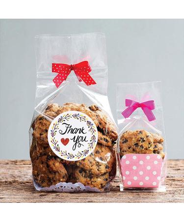 Buy 1000 Round Self-Adhesive Thank You Stickers - Perfect for Gifts Envelopes Weddings & Birthdays | Ideal for International Shipping - Buy Online on SooperMarket.com