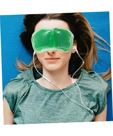 Mikinona Gel Sleep Mask | Hot & Cold Eye Massage | Cooling Migraine Relief & Velvet Comfort - Buy Online on SooperMarket.com