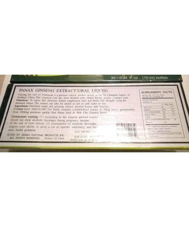 Royal King Panax Ginseng Extract 8000mg 30 Vial - Pack of 3 Boxes - High Potency Alcohol Infused Formula - Buy Online on SooperMarket.com