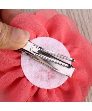 Frcolor 20pcs 3D Rose Flower Hair Clip Set - Chiffon Rose Clips for Women and Girls - Buy Online on SooperMarket.com