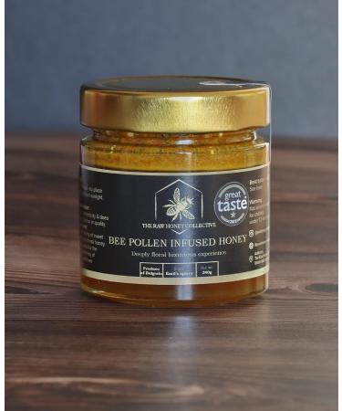 Award Winning Bee Pollen Infused Honey 240g (1 Star Great Taste Award 2022) - Buy Online on SooperMarket.com
