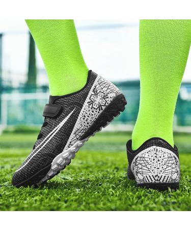 Buy KUUK Soccer Shoes for Kids - Black AG TF Football Training Shoes for Boys and Girls | Indoor & Artificial Grass Turf - Buy Online on SooperMarket.com