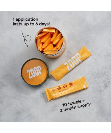 ZOOP Extra-Large Pet Wipes/Towels - Eliminates Whole-Body Odor | Grooming Bath Towels for Dogs & Cats | Fragrance-Free | 10 Count - Buy Online on SooperMarket.com