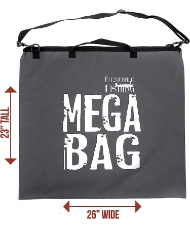 Fitzgerald Fishing Tournament Weigh in Fish Bag - Heavy Duty Fish Bags That Transport Fish Safely  are Leak and Rip Resistant  Include Zipper Closure - Mega Bag Logo - Buy Online on SooperMarket.com