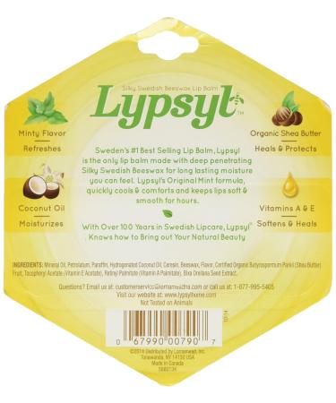 Lypsyl Intense Protection Original Mint Lip Balm 0.10 oz - Soothing & Moisturizing Lip Care for All Skin Types - Buy Internationally - Buy Online on SooperMarket.com