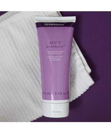 DERMAdoctor Ain't Misbehavin' Acne Cleanser 7.10 oz - Gentle and Effective Acne Treatment - Buy Online on SooperMarket.com