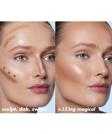 eleven.Halo Glow Liquid Highlighter Wall - Vegan Radiant Skin Champagne Campaign 10ml - International Shipping - Buy Online on SooperMarket.com
