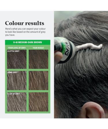 Just For Men Original Formula H40 Medium-Dark Brown Hair Dye - Targets Grey, Restores Natural Color for a Youthful Look - Buy Online on SooperMarket.com
