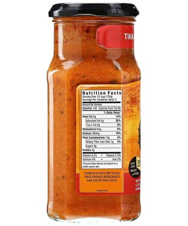 Sharwood Tikka Masala Cooking Sauce 14.1 oz - Authentic Indian Flavor for Easy Cooking - Buy Online on SooperMarket.com