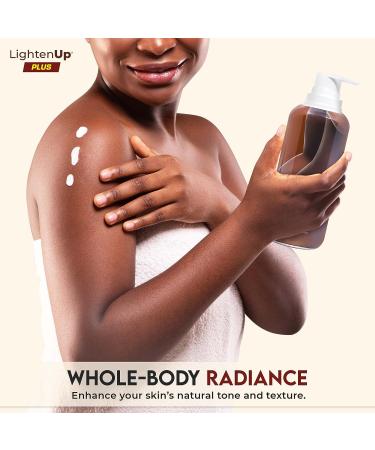 LightenUp Skin Brightening Lotion 13.5 Fl oz - Hyperpigmentation Body Cream with Jamaican Castor Oil and Shea Butter - Buy Online on SooperMarket.com