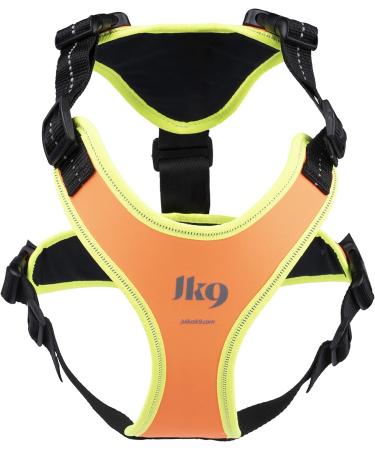 Julius-K9 Mantrailing & Outdoor Dog Harness - XS UV Orange with Neon Edge | International Shipping Available - Buy Online on SooperMarket.com