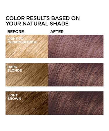 L'Oreal Paris Feria Dusty Mauve Hair Color - Silver & Pinks | Permanent Multi-Faceted Shimmering Formula - 1 Count - Buy Online on SooperMarket.com