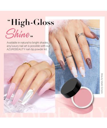 AZUREBEAUTY Dip Powder Nail Kit - 24 Colors Glitter & Electric Nail Drill | Complete Manicure Set with Base Top Coat & Activator - Buy Online on SooperMarket.com