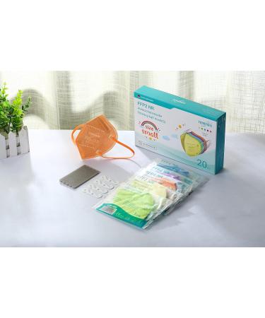 EUROPAPA FFP2 Face Mask - 20 Pack Small Size 5-Layer Respiratory Masks Individually Packed EU 2016/425 Available in 5 Colors - Buy Online on SooperMarket.com