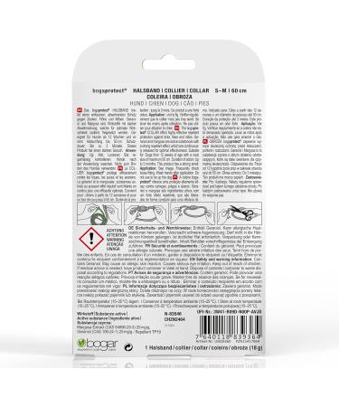 Bogaprotect Collar - Natural Flea & Tick Collar for Dogs | 12 Weeks Protection | 100% Organic Ingredients - Size S-M (60cm) - Buy Online on SooperMarket.com