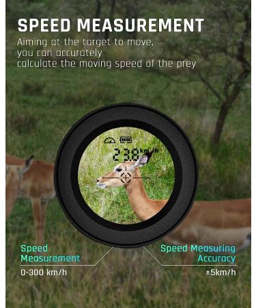 Camoo Golf Rangefinder with Slope | 1100Y Range Finder with 6X Magnification | USB Charging | Clear & Accurate Measurement | Vibration Alert | for Golfing & Hunting | M1000 White - Buy Online on SooperMarket.com
