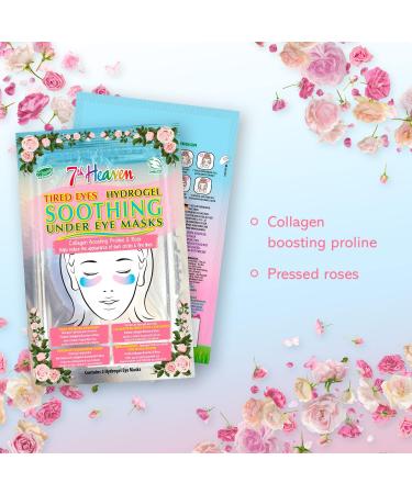 7th Heaven Soothing Hydrogel Under Eye Patches to Reduce the Appearance of Dark Circles and Fine Lines - Buy Online on SooperMarket.com