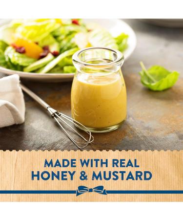 Hellmann's Real Honey & Mustard Salad Dressing & Dip vegetarian condiment free from artificial colours and flavours for salads dips and drizzling over vegetables or meat 6x 250 ml - Buy Online on SooperMarket.com