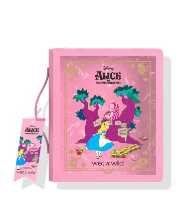 Wet n Wild Alice in Wonderland Make-up Bag All-in-One Make-up Make for children to fill with Alice in Wonderland make-up medium size Pink 1 Count Make-up bag