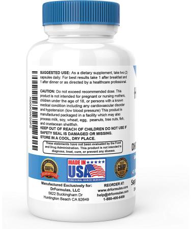 DrFormulas HairOmega DHT Blocker - Hair Growth Supplement Pills (45 Day Supply) - Buy Online on SooperMarket.com