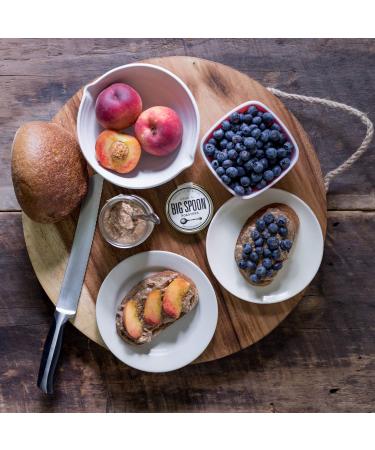 Big Spoon Roasters Maple Cinnamon Peanut & Pecan Butter - Organic Low Sugar Creamy Nut Butter - Keto Vegan Palm Free - 13 oz - Buy Online on SooperMarket.com