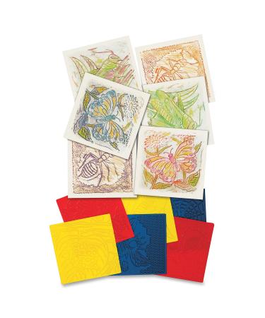 Roylco R-5843 Bugs Rubbing Plates 0.25 Height 10.5 Wide 8 Length (6 per Package)