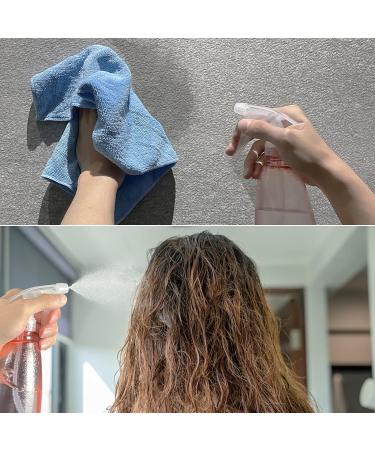Gvolatee 3 Pack 500ml Refillable Spray Bottles - Transparent Plastic Atomizers for Plants Hair and Cleaning - Mixed Colors - Buy Online on SooperMarket.com
