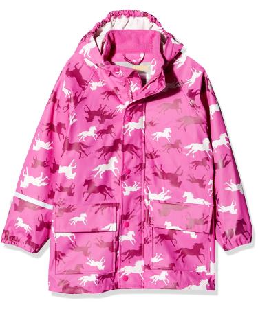 CareTec Girls' Raincoat 9-12 Months Rosa