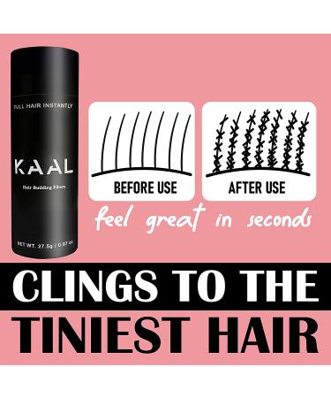 KAAL Hair Fiber Powder 0.97oz - Conceal Thinning Hair - Men & Women Hair Loss Solution - Buy Online on SooperMarket.com