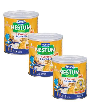 Nestle Nestum Infant Cereal, 10.6 oz can (Pack of 3)