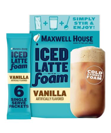 Maxwell House Powder Iced Latte Foam - Vanilla
