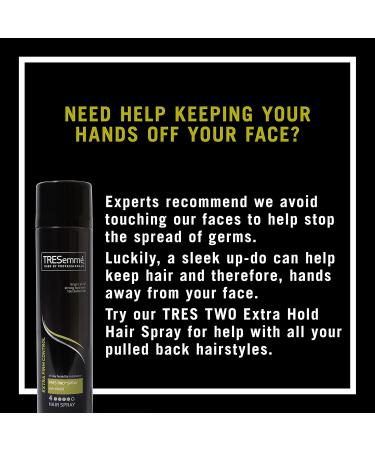 TRESemm TRES Two Hair Spray For a Frizz-Free Look Extra Hold Anti-Frizz Hairspray With All-Day Humidity Resistance 14.6 oz - Buy Online on SooperMarket.com