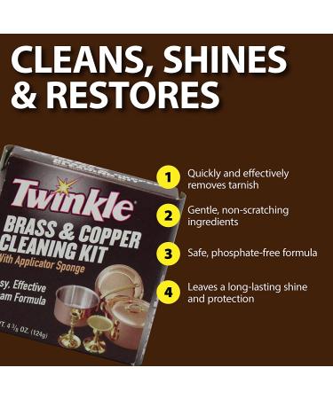Twinkle Brass Copper Cleaning Kit - Professional Grade Polishing Solution - Buy Online on SooperMarket.com