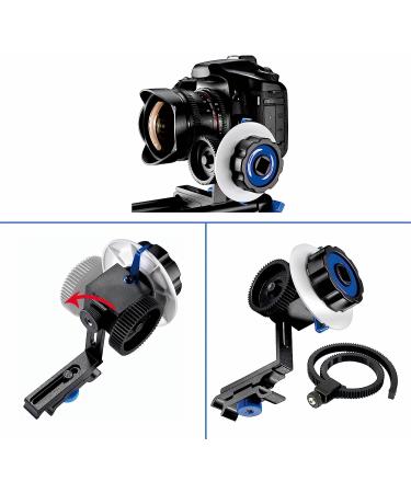 MARSRE DSLR Shoulder Rig Film Making Kit with Follow Focus, Matte Box, C-Shape Mounting Bracket and Top Handle for DSLR Video Cameras and DV Camcorders - Buy Online on SooperMarket.com