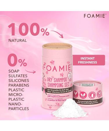 Foamie Dry Shampoo Berry for Brunette Hair - Plastic-Free pH Balancing Sulfate & Paraben-Free | Made in Great Britain - Buy Online on SooperMarket.com