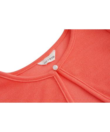 BONNY BILLY Girls Knitted Cotton Bolero Shrug - Orange - Size 7-8 Years - Buy Online on SooperMarket.com