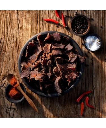 Smoked Chipotle Sliced Biltong 1 x 50g (50g) Natural Spicy Beef Biltong by The Biltong Company High in Protein & Keto Diet-Approved Lean Biltong Spiced Meat Snack Like Jerky Smoked Chipotle Flavour 50 g (Pack of 1) - Buy Online on SooperMarket.com