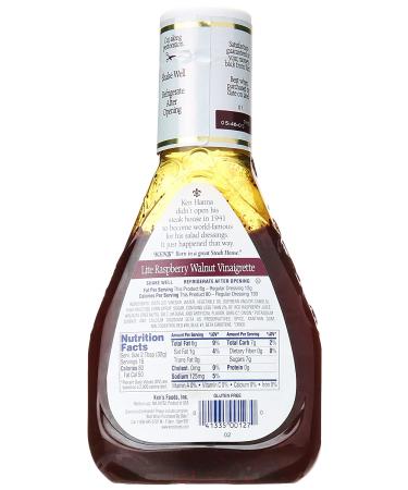 Ken's Steak House Raspberry Walnut Vinaigrette Lite Dressing 16 oz - Shop Now! - Buy Online on SooperMarket.com