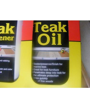 STAR BRITE Premium Gold Teak Oil Quart - Ultimate Protection for Teak Furniture - Buy Online on SooperMarket.com