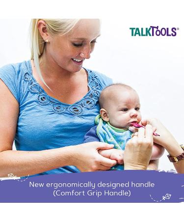 TalkTools Bumpy Maroon Spoons - Set of 12 | Oral Motor Therapy Tools - Buy Online on SooperMarket.com